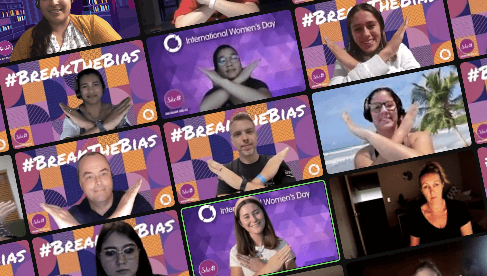 Break the Bias group photo